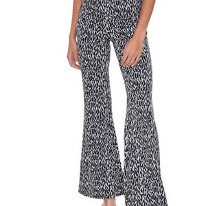 Forever 21 Black and White Flare Pants